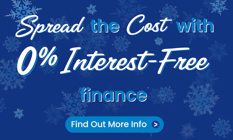 Spread the cost with 0% interest-free finance