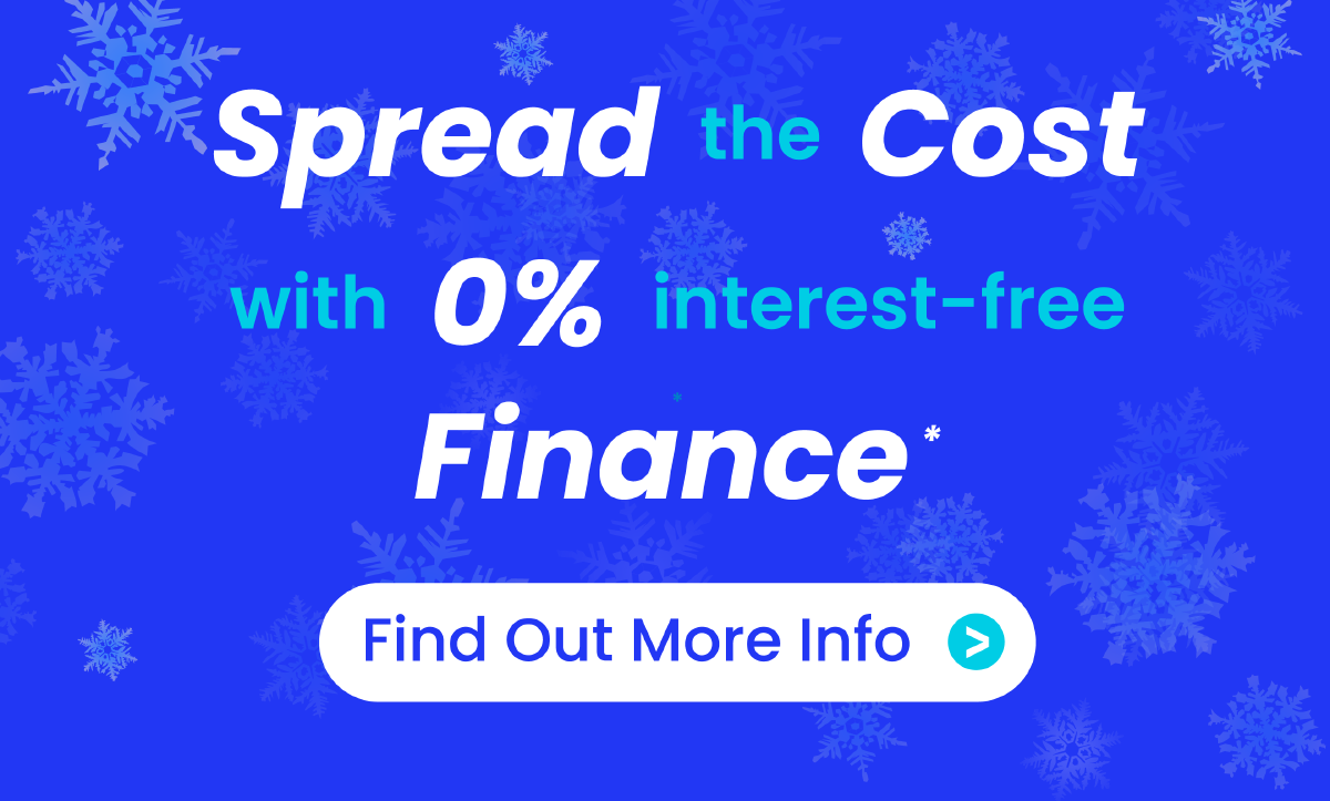 Spread the cost with 0% interest-free finance